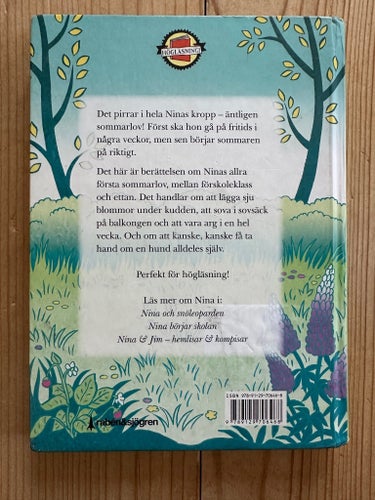 Ninas sommarlov av Emi Guner, Loka Kanarp, Rabén & Sjögren, 2017