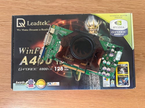 Leadtek WinFast A400 LE TDH GeForce 6800 LE 128MB AGP – boxad