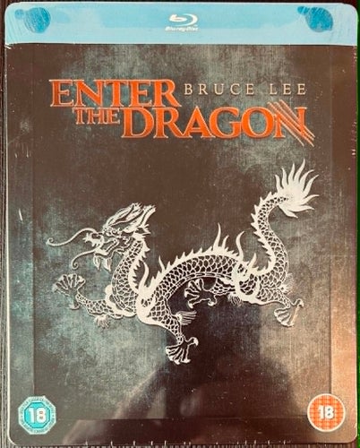 Enter the Dragon - STEELBOOK NY INPLASTAD Blu-ray (Action, Kampsport)Bruce Lee