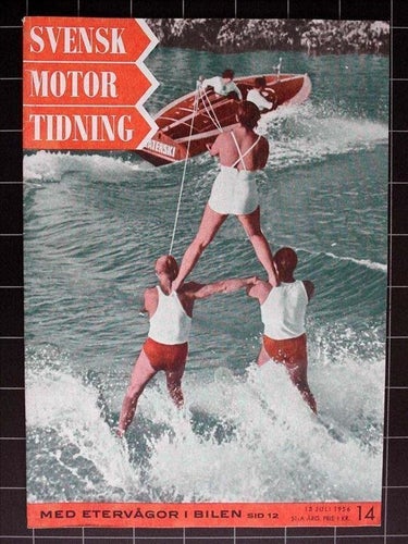 SMT 1956/14 BMW 501, DKW, bilradio, MAZ 111, Gert Wallner, Frunck, Roskilde Ring