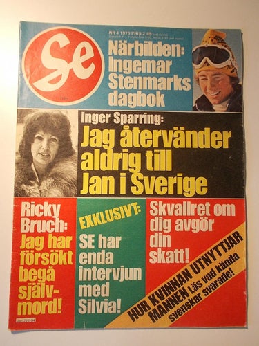 SE Nr.4 1975 Stenmark Ricky Bruch Anna-Lena Löfgren Liza Minnelli