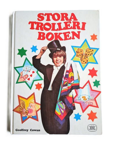STORA TROLLERIBOKEN 1974 1:A UTG GEOFFREY COWAN MAGI PYSSEL BARN UNGDOM HÄXOR