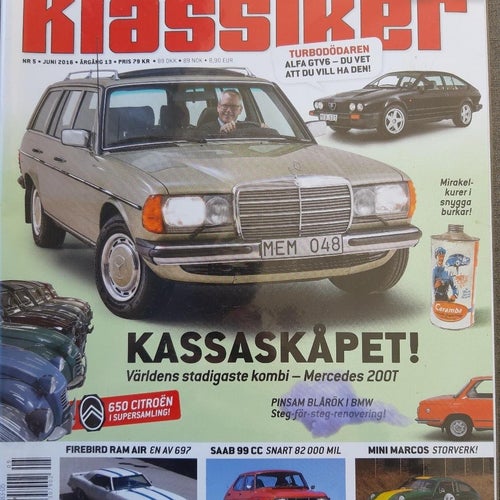 Klassiker 5 2016: Alfa Romeo GTV 6 2,5, Mercedes 200T, Pontiac Firebird Ram Air