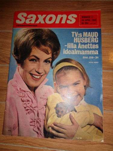 Saxons nr17 1966 Maud Husberg, Jackie Kennedy,