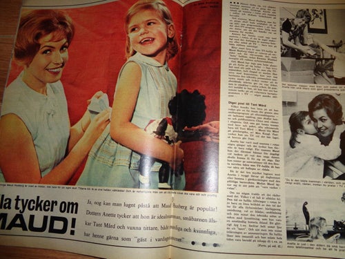 Saxons nr17 1966 Maud Husberg, Jackie Kennedy,