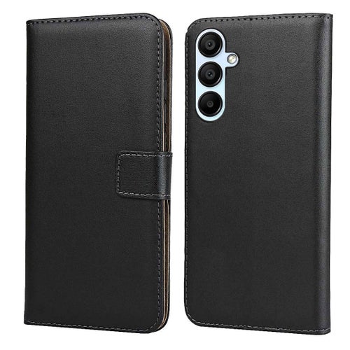 Plånboksfodral för Samsung Galaxy A15 (4G & 5G) Leather mix, Black