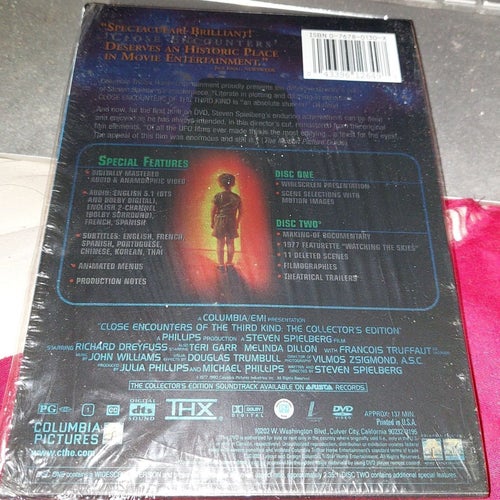 Close Encounters of the Third Kind 1977 180 Min REG 1 USAI DVD Pris 199 Frakt 59