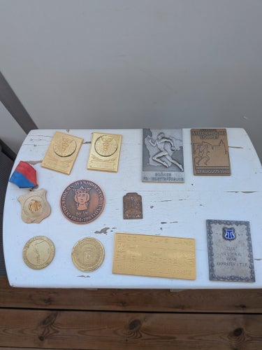 Samling av medaljer