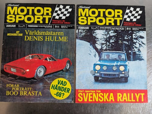 Illustrerad Motorsport Tidningen för avancerade bilister 1968
