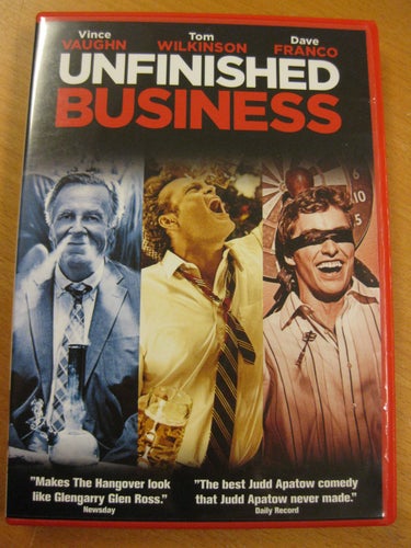 UNFINISHED BUSINESS - VINCE VAUGHN, TOM WILKINGSON - DVD 2015