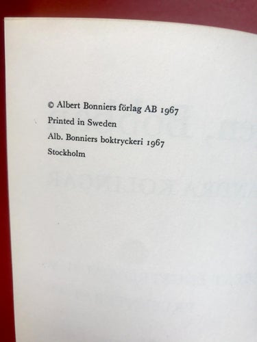 KOLINGEN, BOBBAN OCH ANDRA KOLINGAR Ett Albert Engström-album 1967