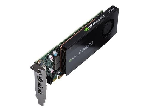 4 GB NVIDIA Quadro K1200 - 4x DisplayPort - 1/2 size graphics