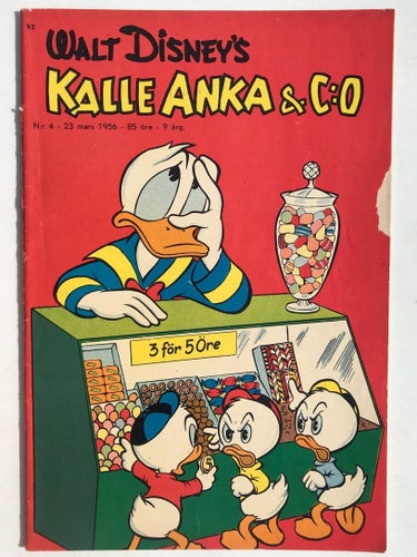 Kalle Anka - 1956:4. FN+