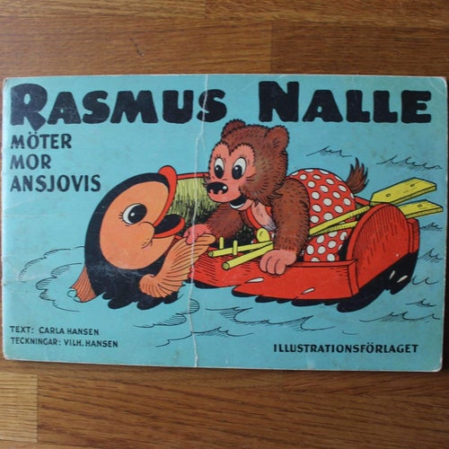 Rasmus Nalle 1954 NR Möter mor Ansjovis