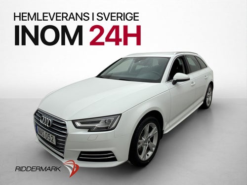 Audi A4 2.0 TDI 150hk Sportstolar Rattvärme P-sensorer Drag