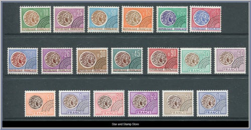 Frankrike | Bra lot preoblitaires | Postfriskt | Kv 340:-