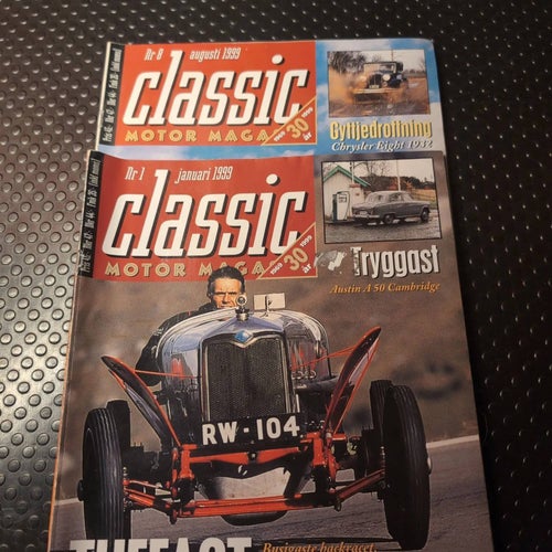 Classic Motor Magasin nr 1 & 8, 1999