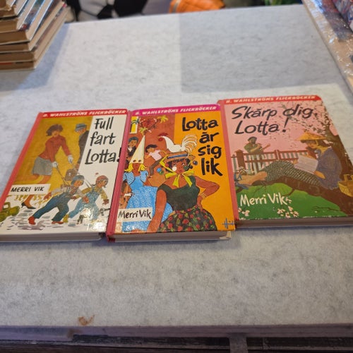 3st Lotta böcker av Merri Vik (1960-1974) nostalgi