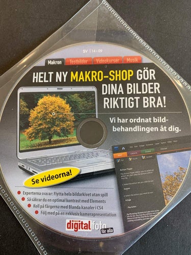 DVD med Foto-kurser och tips (bifogades Digital Foto nr 14, 2009)