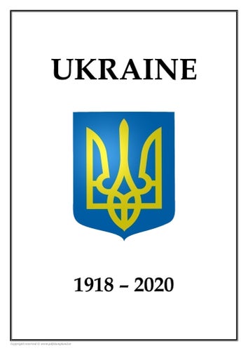 UKRAINE UKRAINIAN 1918-2020 PDF DIGITAL STAMP ALBUM PAGES  INGA FRIMÄRKEN!!