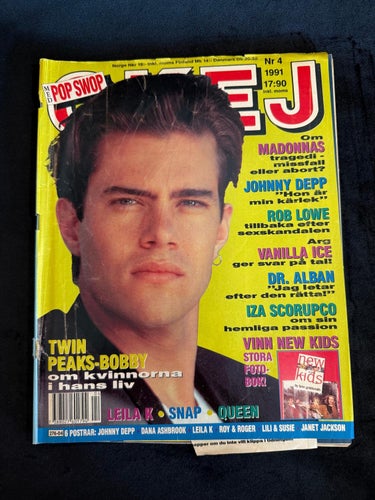 Tidningen OKEJ ! Nr 7 - 1991 MED POSTERS !