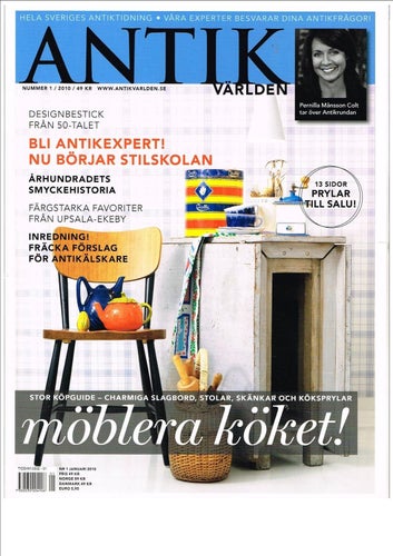 ANTIKVÄRLDEN 2010 Nr 1-12 = komplett årgång 12 tidningar