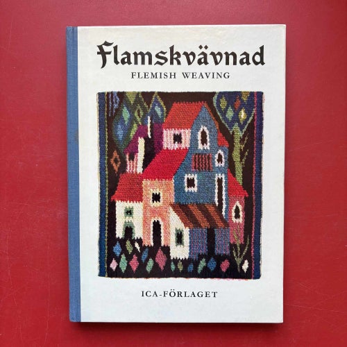 FLAMSKVÄVNAD med mönster Gertrud Ingers 1964