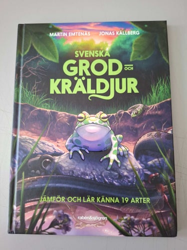 Svenska grod- och kräldjur - jämför och lär känna 19 arter
