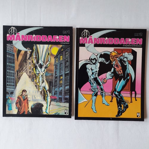 Månriddaren Nr 1 + 2 1980 - Seriealbum