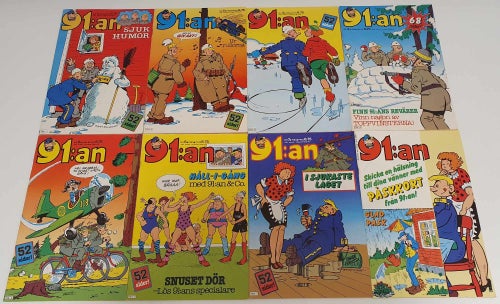 91:an nr 1-23, 25 1984 / Nästan komplett årgång / cirka VF/NM