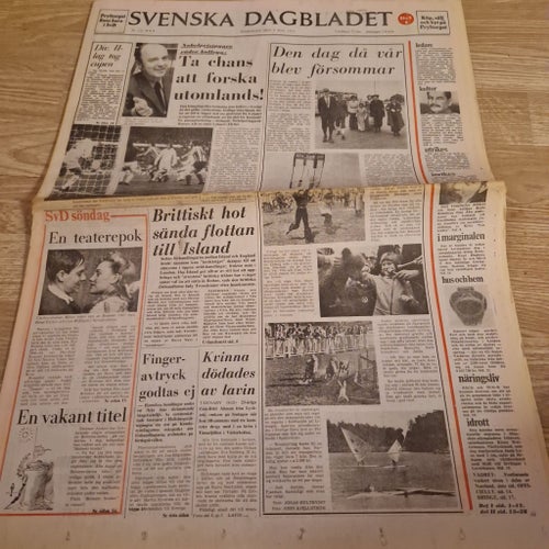 Svenska Dagbladet 6 maj 1973
