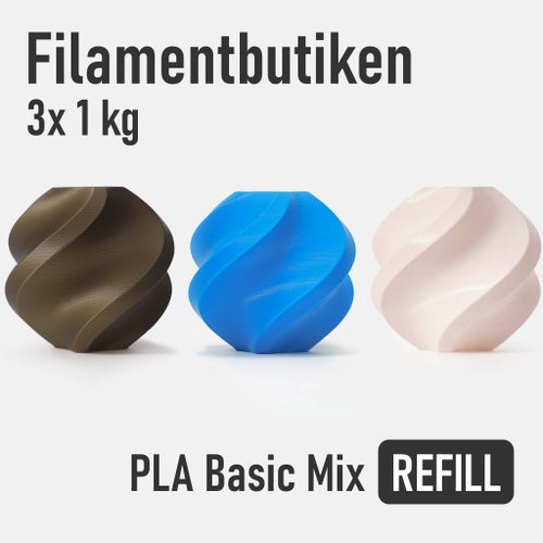 3KG Bambu Lab PLA Basic Filament Färgkod: Coastal Bronze
