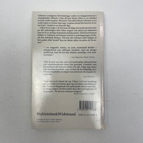Gatan av Marianne Fredriksson, 1991 roman thriller pocket WW