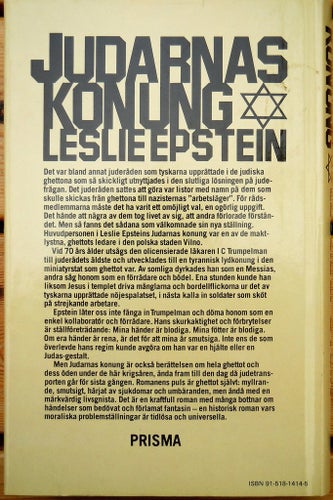 LESLIE EPSTEIN : JUDARNAS KONUNG