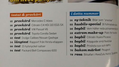Vi bilägare 5 2007: Nissan Qashqai, Dodge Caliber, beg Citroën Xsara Picasso