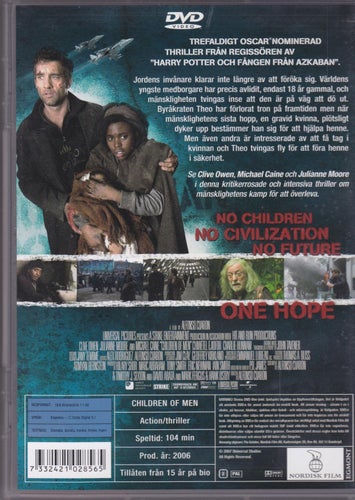DVD / Children Of Men / Clive Owen, Julianne Moore / Nyskick