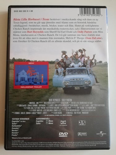 Bästa lilla horhuset i Texas DVD