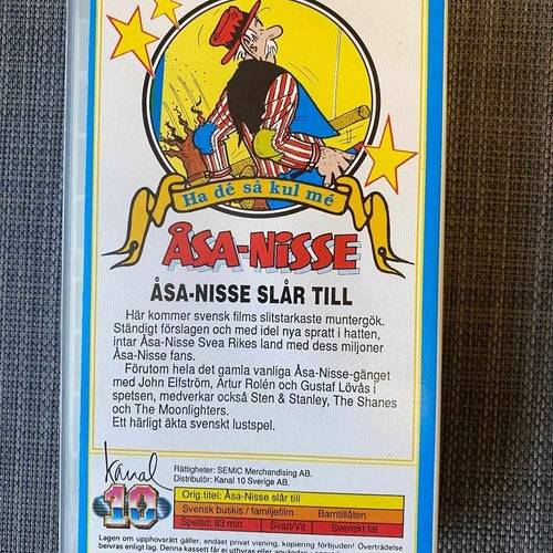 Åsa Nisse slår till - VHS