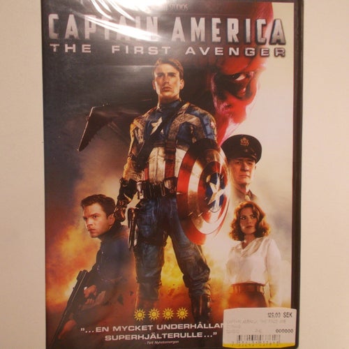 CAPTAIN AMERICA Svensk Inplastad DVD 2011 Marvel