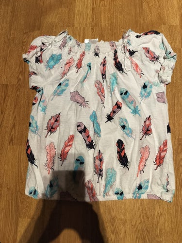 bpc bonprix collection vit blus, storlek L 46-48