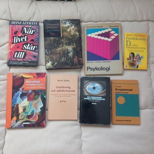 8 böcker om psykologi och psykiatri