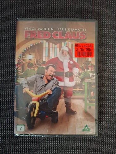 Fred Claus DVD (inplastad) Vince Vaughn Paul Giamatti