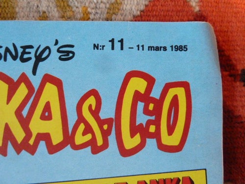 KALLE ANKA & C:O NR11, 1985,