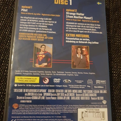 Lois & Clark the new adventures of superman DVD