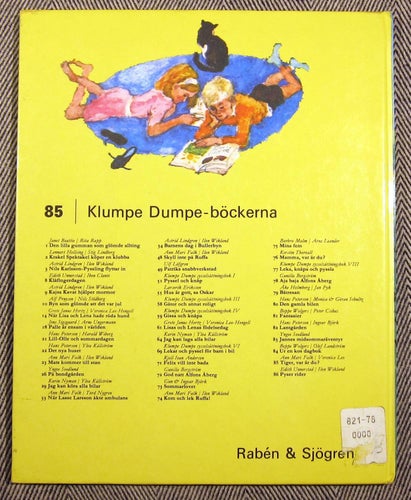 Tiger , var är du ? Ann Mari Falk & Veronica Leo Klumpe Dumpe nr 85 1974