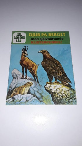 Djur på berget - med klisterpussel / klistermärken (1980)