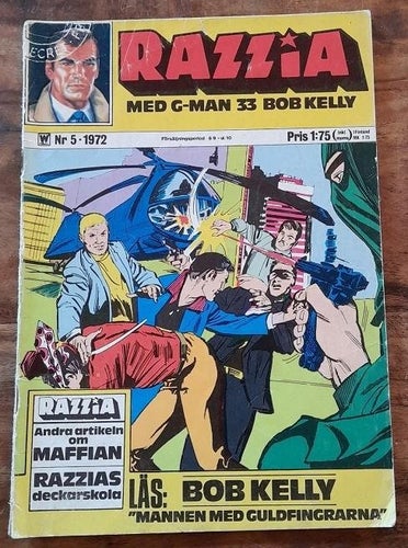 Razzia / Nr 5 - 1972 / Med G-Man 33 Bob Kelly / George C. Scott