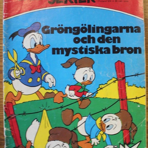 WALT DISNEYs SERIER 1976 NR 6 Gröngölingarna och den mystiska bron