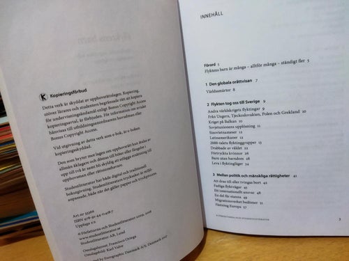 Flyktens barn medkänsla, migration och mänskliga rättigheter. bok, Very Fine+