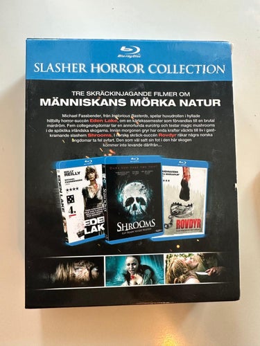 Slasher horror collection (Blu-ray) (3-disc) Eden Lake, Shrooms, Rovdyr